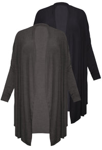 Maternity Bamboo Waterfall Cardigan - 2 Pack