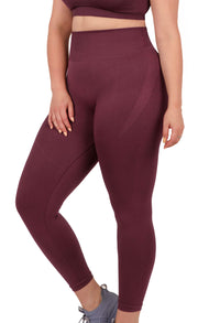 Plus Size Seamless High Waist Full Length Leggings