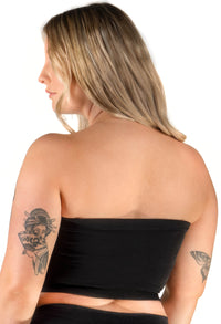 Full Bust Bamboo Strapless Maternity & Nursing Wire Free Bra - 3 Pack