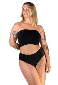 Full Bust Bamboo Strapless Maternity & Nursing Wire Free Bra - 3 Pack