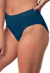 Pacific Blue Bamboo Padded Wire Free Bra and High Cut Brief Set