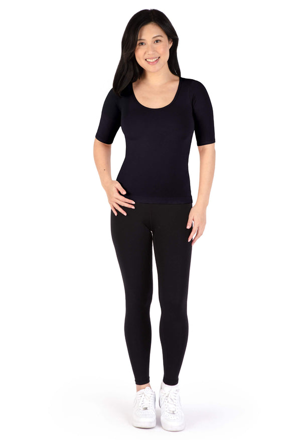 Bamboo Mid Length Sleeve Tee
