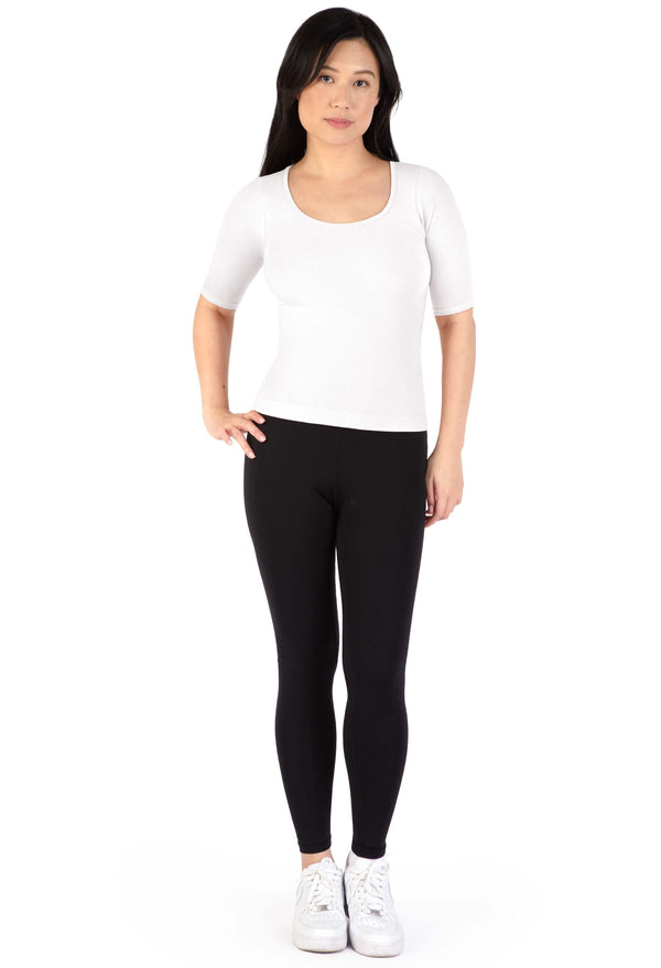 Bamboo Mid Length Sleeve Tee