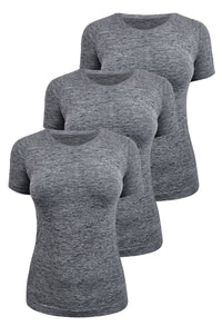 Seamless Short Sleeve Activewear Tee - BUY 2 GET 1 FREE