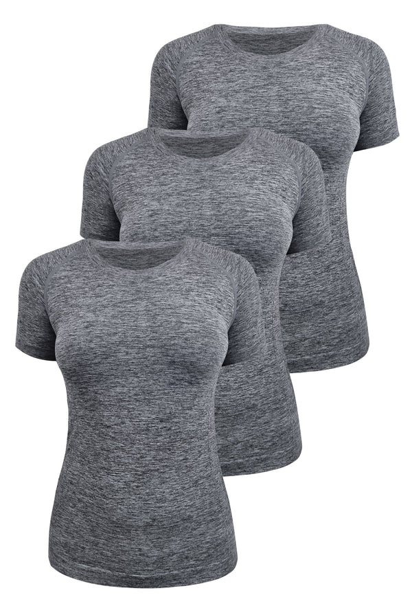 Seamless Short Sleeve Activewear Tee - BUY 2 GET 1 FREE