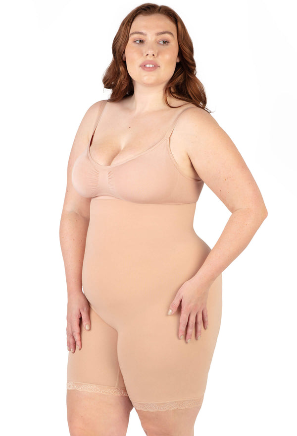 Post Surgery Underbust Shorts - 2 Pack | Seamless Cotton Blend