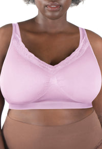 Full Bust Wire Free Minimiser Bra + 3x4 Hook Bra Extender Set