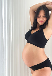 Bamboo Wire Free Maternity and Nursing Bra + Bra Extender Set