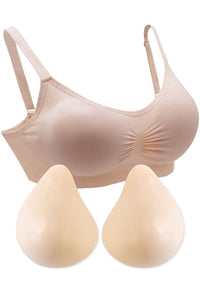 Bamboo Padded Wire Free Bra & Prosthesis Set