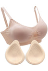 Bamboo Padded Wire Free Bra & Prosthesis Set