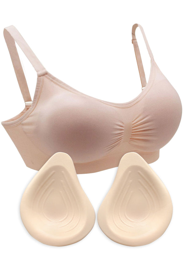Bamboo Padded Wire Free Bra & Prosthesis Set