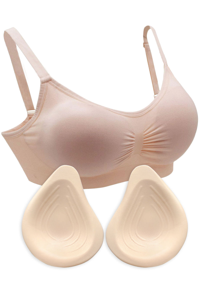 Bamboo Padded Wire Free Bra & Prosthesis Set