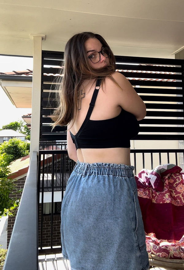 Cushion Padded Strap Wire Free Maternity & Nursing Bra﻿