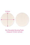 Lilac Snow Bamboo Nursing Bra + High Cut Undies Set With FREE Eco-Friendly Reusable Nursing Pads