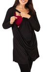 Bamboo Soft Drape Nursing Top - 2 Pack