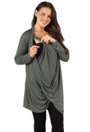 Bamboo Soft Drape Nursing Top - 2 Pack