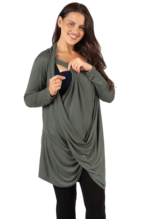 Bamboo Soft Drape Nursing Top - 2 Pack