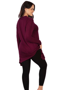 Bamboo V Neck Tunic Top - 2 Pack
