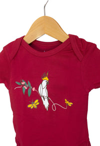 100% Organic Cotton Short Sleeve Baby Bodysuit