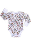 100% Organic Cotton | Long Sleeve Baby Bodysuit