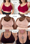 Nude Bamboo Padded Wire Free Bra and High Cut Brief Set