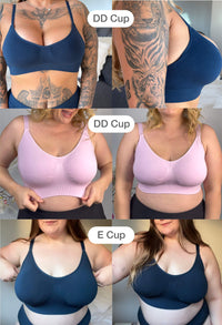 Nude Bamboo Padded Wire Free Bra and High Cut Brief Set