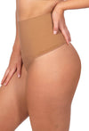 Tan High Waist Shaping G String