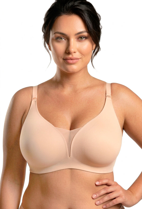 Invisible Comfort Wireless Bra & High Waist Tummy Control Shorts Set
