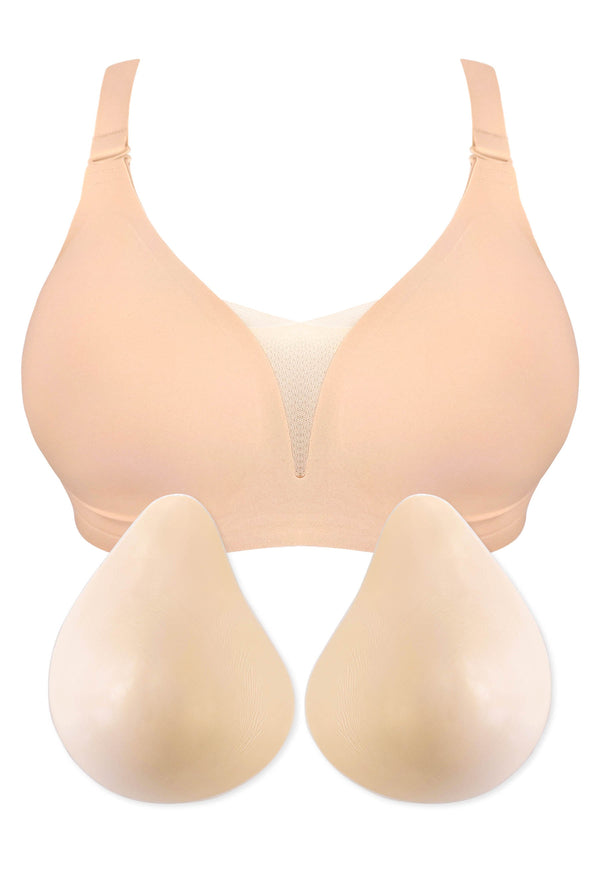 Invisible Comfort Wireless Bra & Prosthesis Set