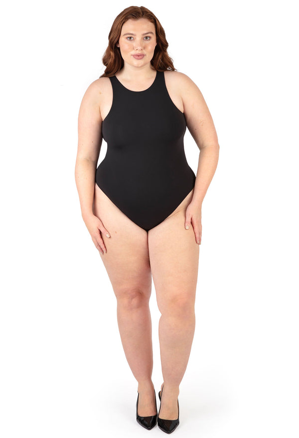 Plus Size High Neck Bodysuit G-String | ButterFit