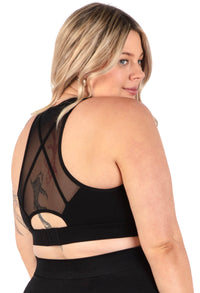 Pregnancy & Nursing Racer Back Bra | Easy-On & One-Handed Nursing