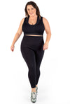 Plus Size Seamless High Waist Full Length Leggings