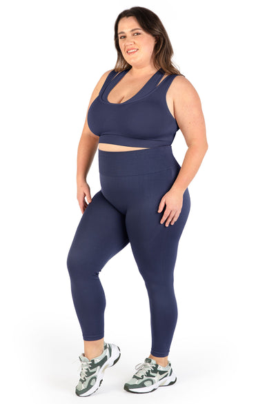 Plus Size Seamless High Waist Full Length Leggings