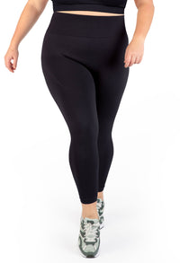 Plus Size Seamless High Waist Full Length Leggings