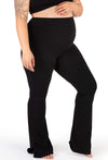 Maternity Flare Leggings | High Waisted & Pet Hair Resistant - 2 Pack