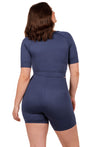 Plus Size Seamless High Waist Midi Biker Shorts