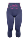 Plus Size Seamless High Waist 3/4 Capri Leggings