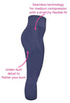 Plus Size Seamless High Waist 3/4 Capri Leggings