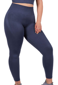 Plus Size Seamless High Waist Full Length Leggings