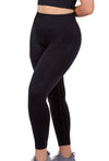 Plus Size Seamless High Waist Full Length Leggings