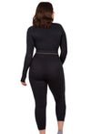 Plus Size Seamless High Waist 3/4 Capri Leggings
