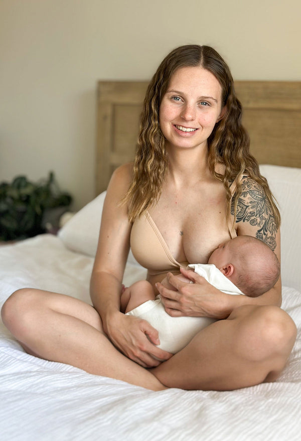 Plunge Nursing Comfort Bra – Wireless with Fixed Moulded Cups