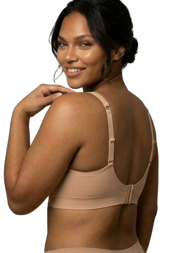Wirefree Lace Minimiser Bra for Big Boobs