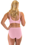 Lilac Snow Bamboo Nursing Bra + High Cut Undies Set
