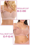 Lilac Snow Bamboo Nursing Bra + High Cut Undies Set With FREE Eco-Friendly Reusable Nursing Pads