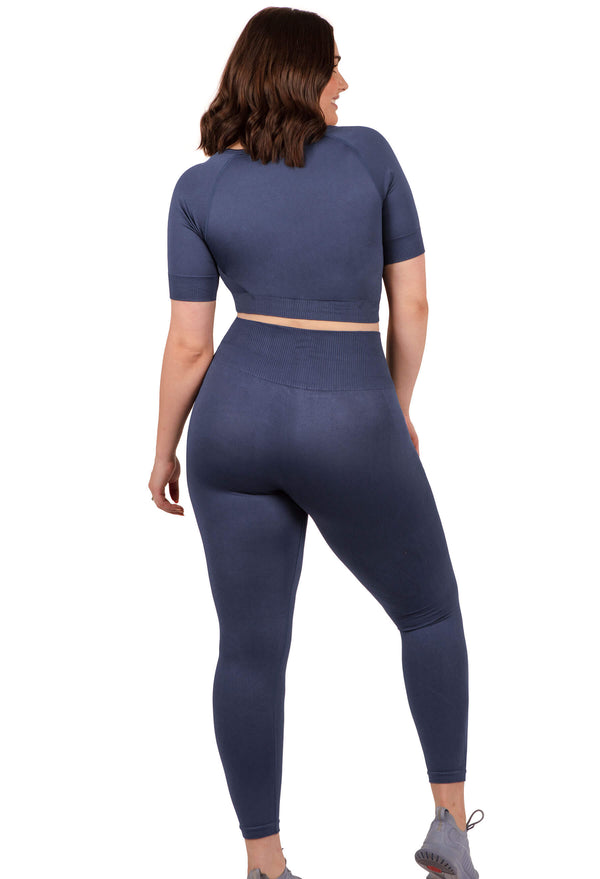 Plus Size Seamless High Waist Full Length Leggings