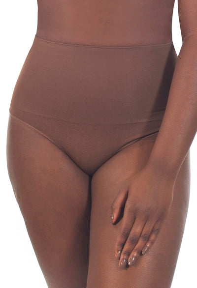 Chocolate High Waist Shaping G String