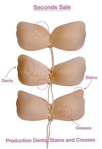2 Pack Push Up Stick On Bra - Seconds Sale