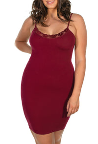 Curvy Bamboo Lace Slip